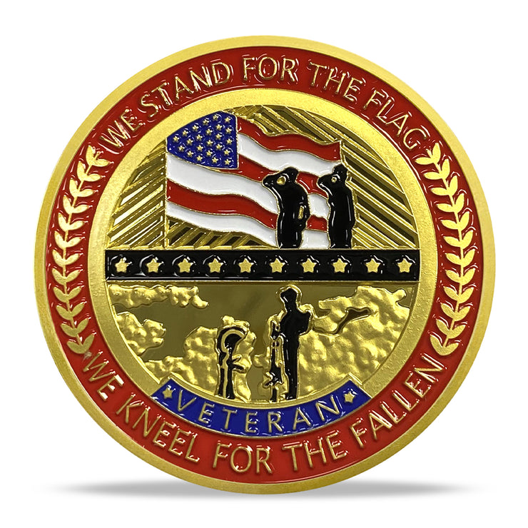 Never Forget Veterans Challenge Coin