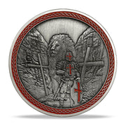 Knights Templar With Lion Cross Challenge Coin