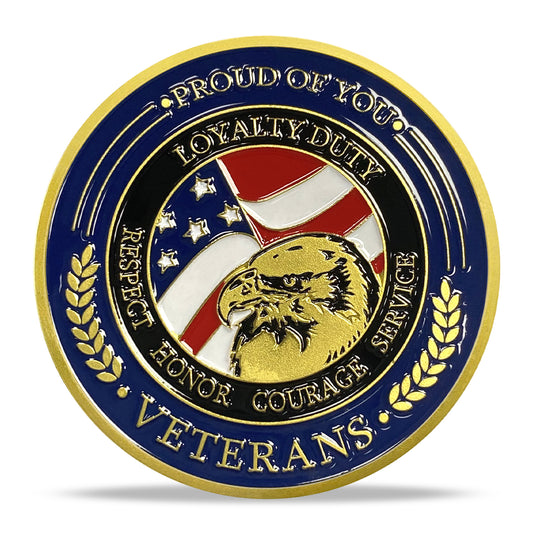 US Proud of You Military Challenge Coin
