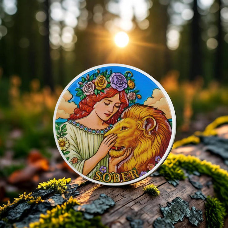Elegance and Strength Sobriety Coin