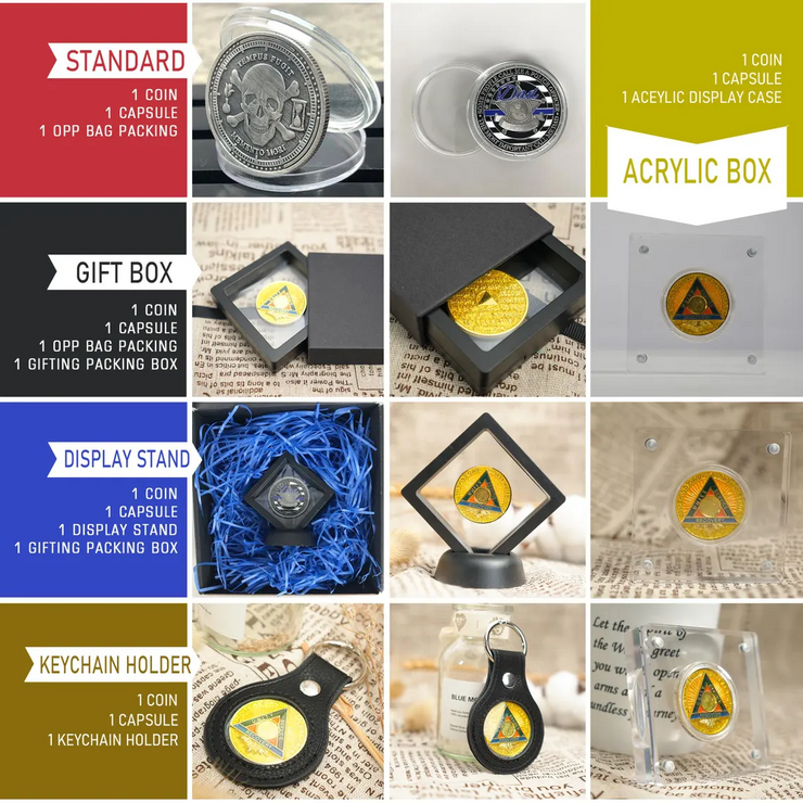 Personalized Celebrate Narcotics Alcoholics Sister Power Addiction Artsy Grace Women Sobriety Coin