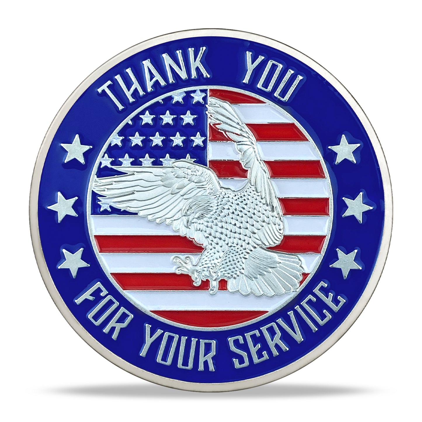 Thank You Military Eagle Challenge Coins