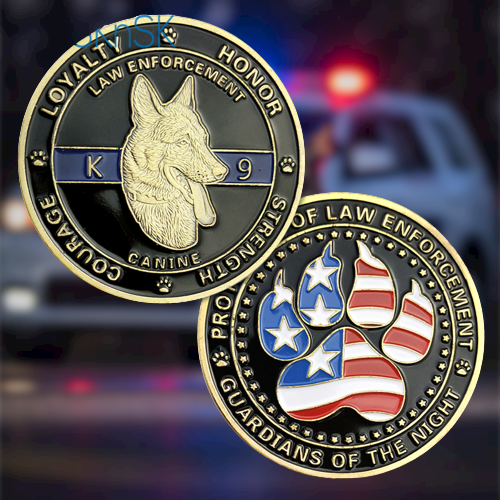 United States Police Dogs K9 Challenge Coin