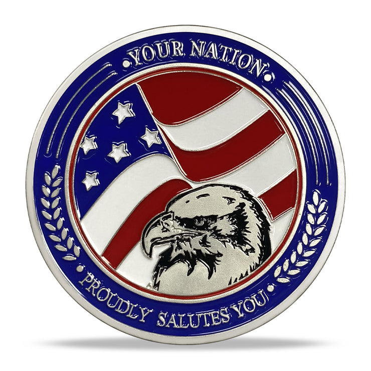 Us Army Challenge Coin-Silver plating