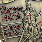 5 Pcs Armor of God Military Challenge Coin Gift Set