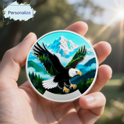 Personalized Wings to Soar Sobriety Coin