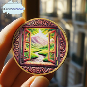Personalized Window of Clarity Sobriety Coin