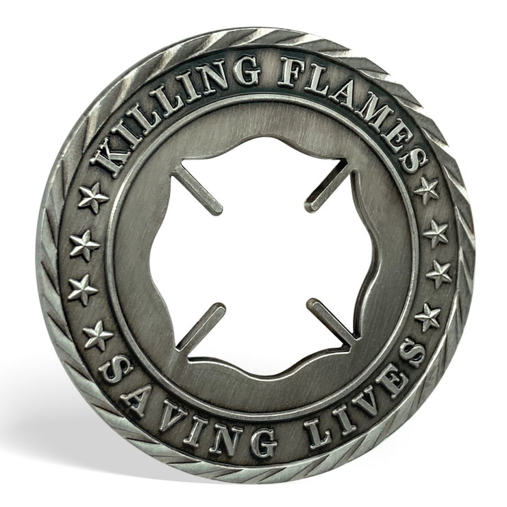 3 Pcs Sliver Openwork Police Challenge Coins Law Enforcement Officer Gifts Set