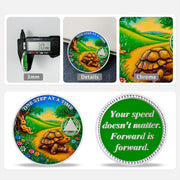 Personalized Slow and Steady Sobriety Coin