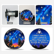 Gazing at Shooting Stars Sobriety Coin