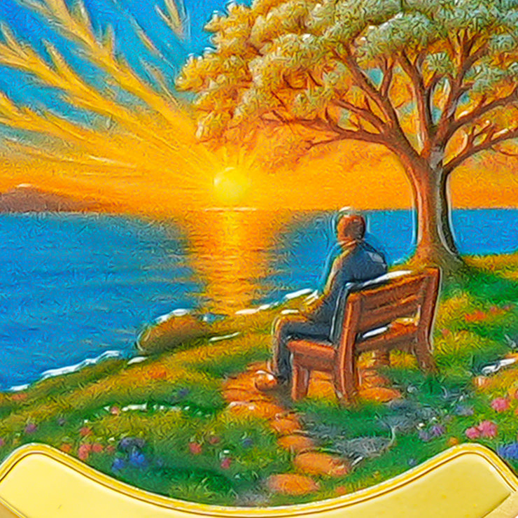 Personalized Path to Peace Sobriety Coin