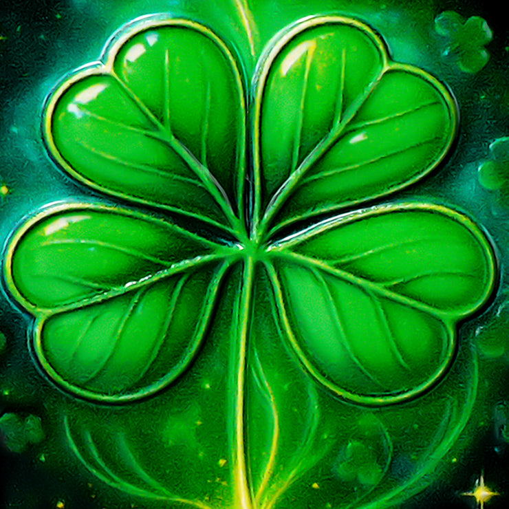 Four-Leaf Clover Sobriety Coin