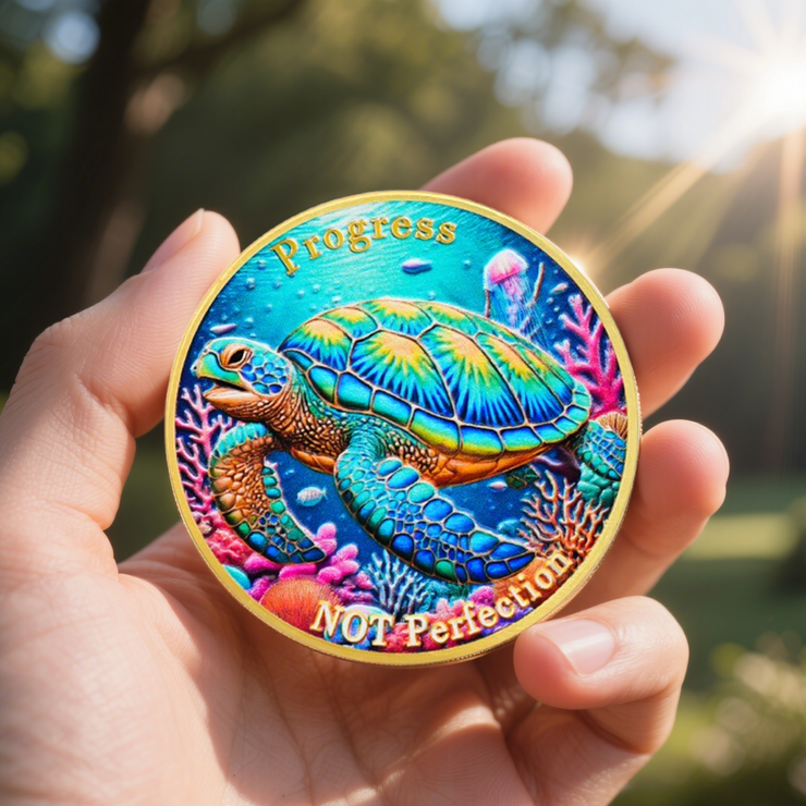 Progress Sea Turtle Sobriety Coins