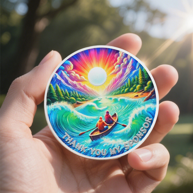 Thank You My Sponsor Sobriety Coin