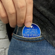 Gazing at Shooting Stars Sobriety Coin