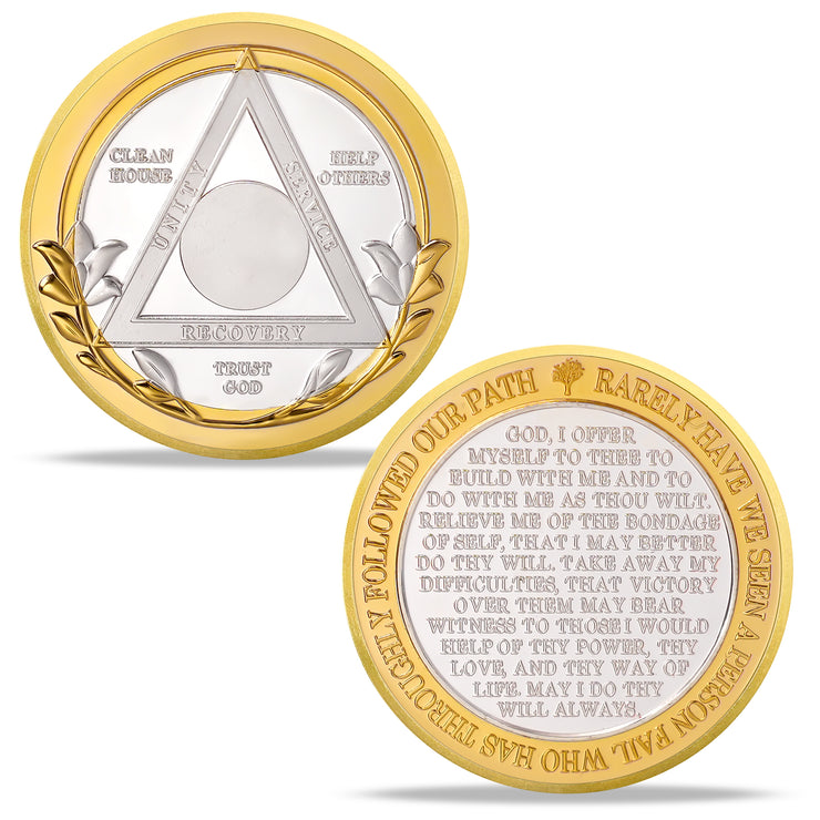 Recovery Golden Hope Sobriety Coin