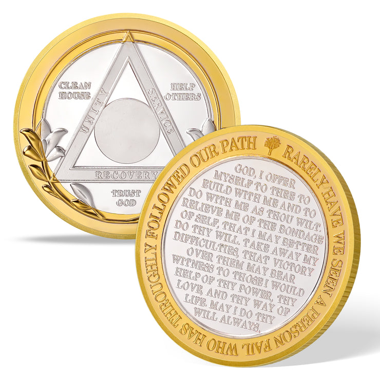 Recovery Golden Hope Sobriety Coin