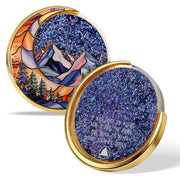 ✨✨Personalized Glittering Mesmerizing Mountain & Moon Flow Sand Sobriety Coin