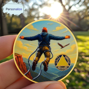 Personalized Skydiving Sobriety Coin