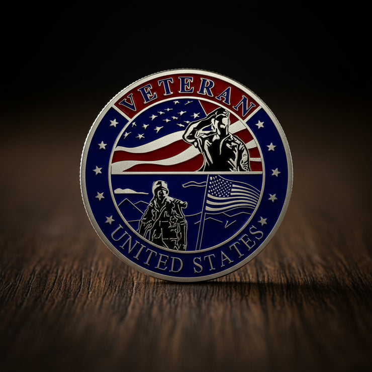 Veteran Challenge Coins-Thank You For Your Service