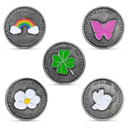 5 Pcs Bundle Rainbow Kindness Token Appreciation Coin Gift Set