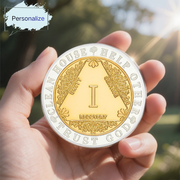 Personalized Recovery Golden Hope Sobriety Coin
