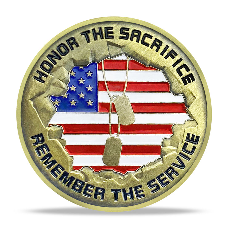 Retired Veteran Challenges Coin Gifts