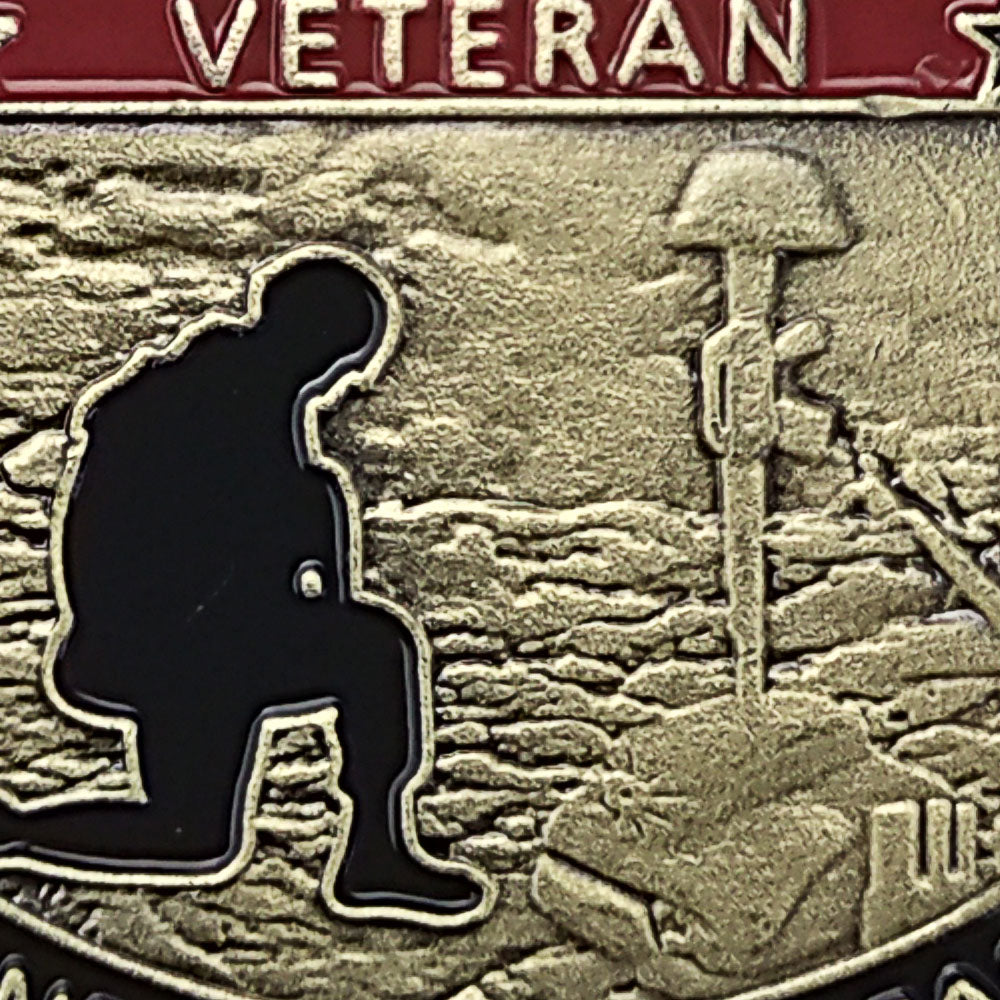 5 Pcs Veterans Military Challenge Coin Retirement Gift Coin Set