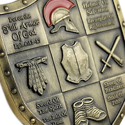 5 Pcs Armor of God Military Challenge Coin Gift Set