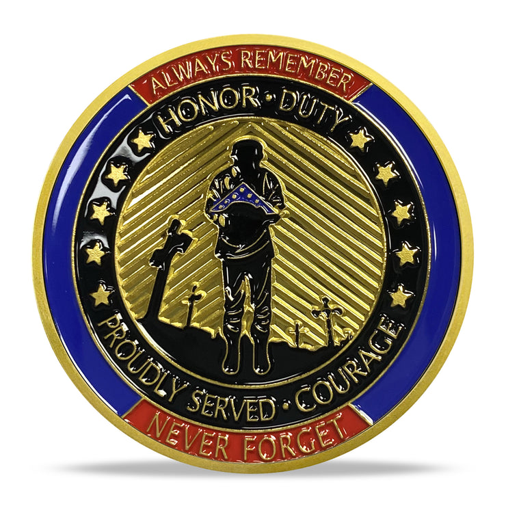 Never Forget Veterans Challenge Coin