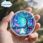 Personalized Butterfly Forest Sobriety Coin