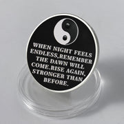 Personalized Balance Wolf Sobriety Coin