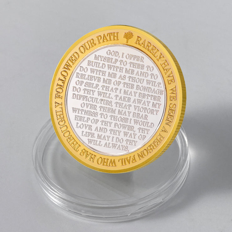 Recovery Golden Hope Sobriety Coin