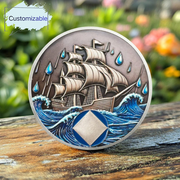 Personalized Addiction Recovery Braving The Storm Sobriety Coin