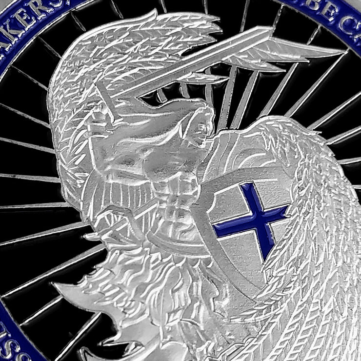 5 Pcs Guardian Angel Police Challenge Coin Gift Set