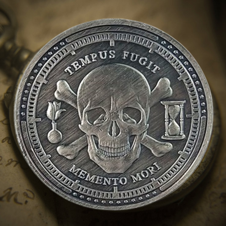 Tempus Fugit Memento Mori Fac Vitam Incredibilem Memento Vivere Challenge Coin