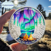 Personalized One Day at a Time Sobriety Coin AA Chips Recovery Gifts Sober Affirmation Token