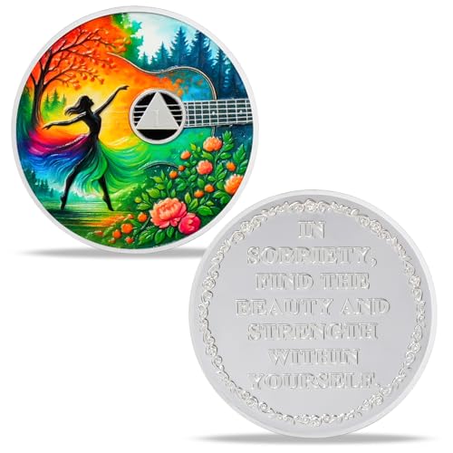 Personalized Stunning Dance Scene Sobriety Coin