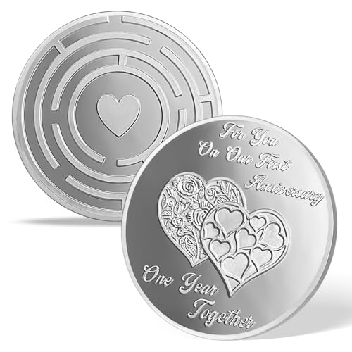 Double Heart Anniversary Coin