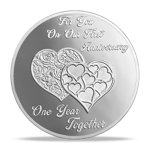 Double Heart Anniversary Coin