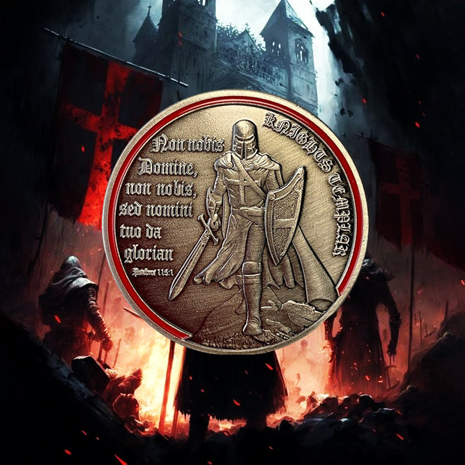 Armor of the Gods Battle Knights Challenge Coins-Atsknsk