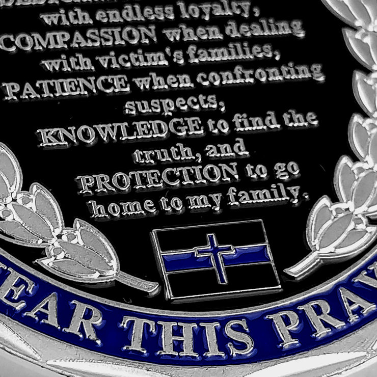 5 Pcs Guardian Angel Police Challenge Coin Gift Set