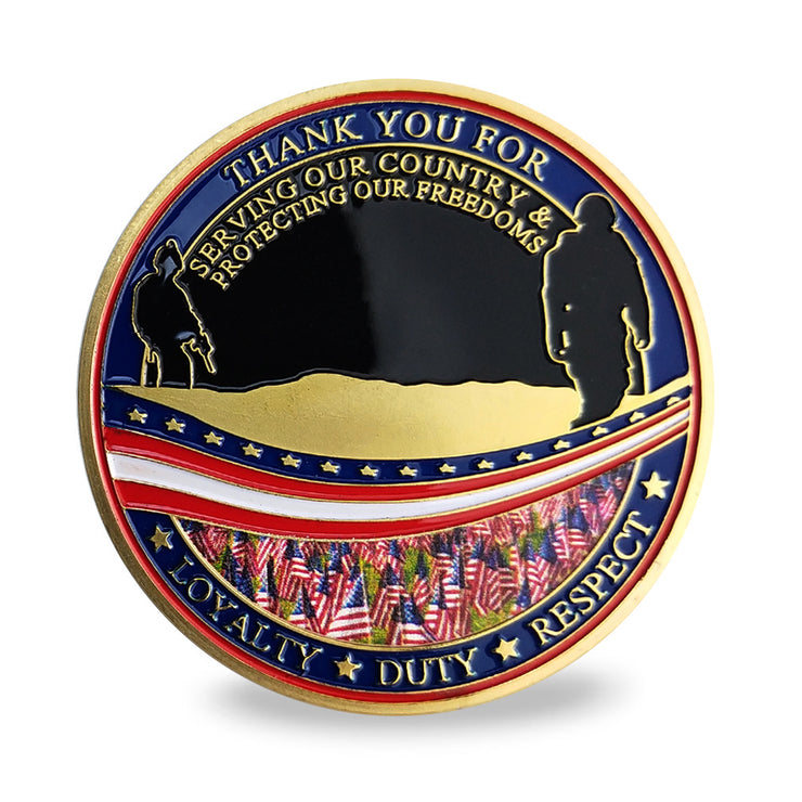 Serving Our Country Veteran Challenge Coin