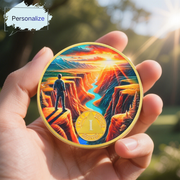 Personalized Canyon of Strength Sobriety Coin