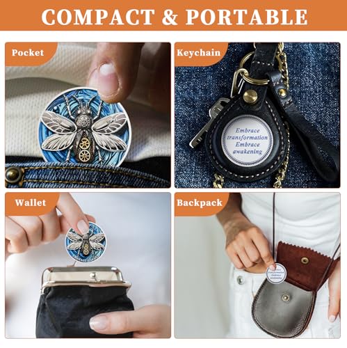 Mechanical Gear Beetle Sobriety Coin