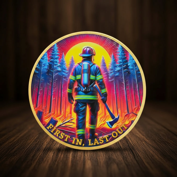 Canadian Firefighter Challenge Coin