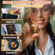 Embracing Transformation and Awakening Steam Train Sobriety Coin