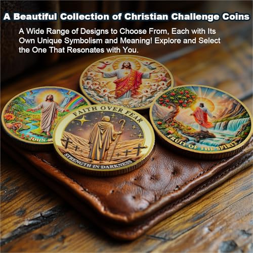 Faith Over Fear Christian Challenge Coin
