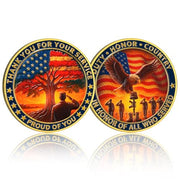 Thank You for Your Service Military Veterans Challenge Coins