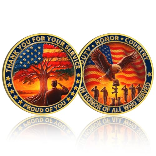 Thank You for Your Service Military Veterans Challenge Coins